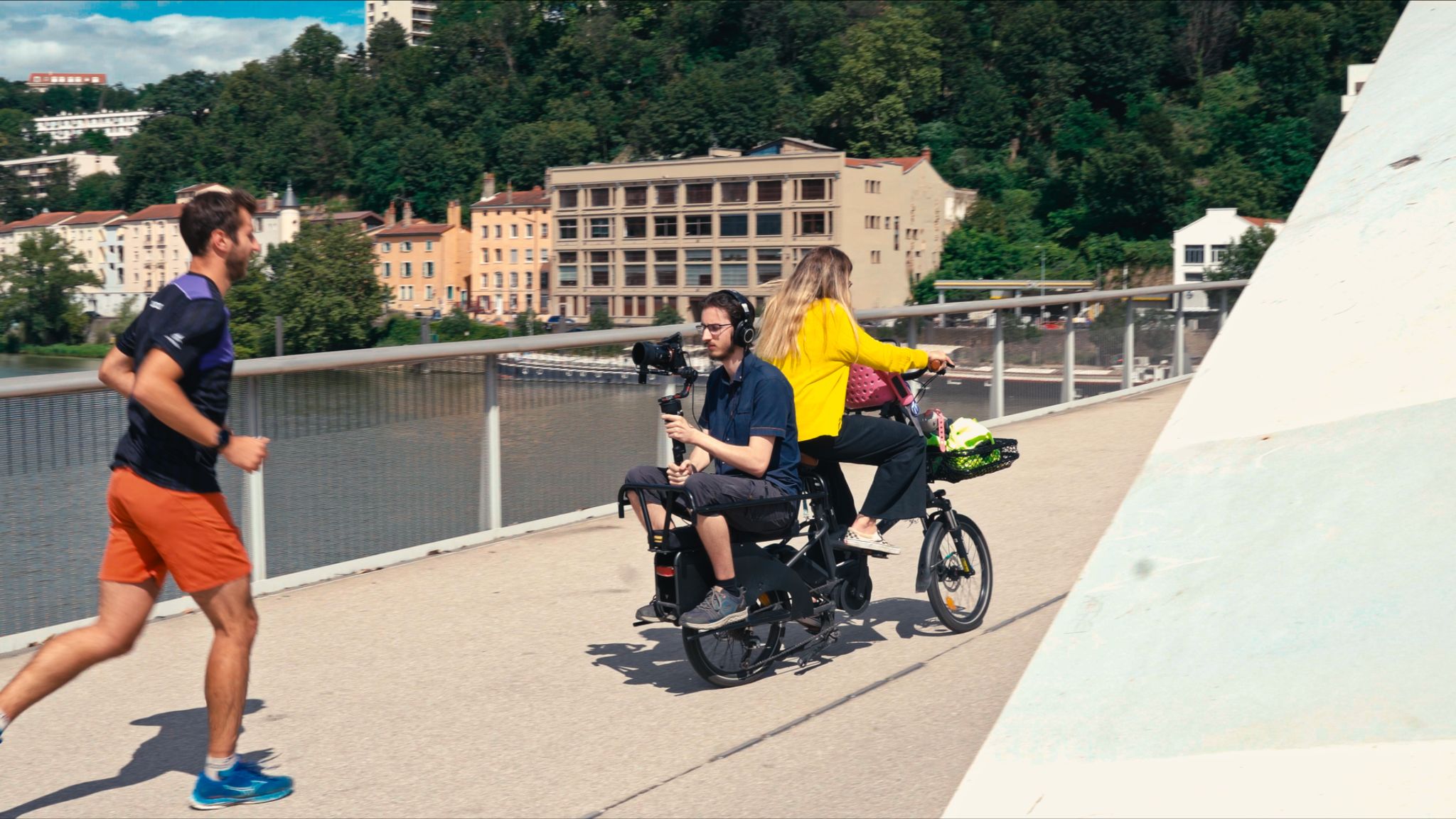 Tournage dynamique en extérieur à Lyon